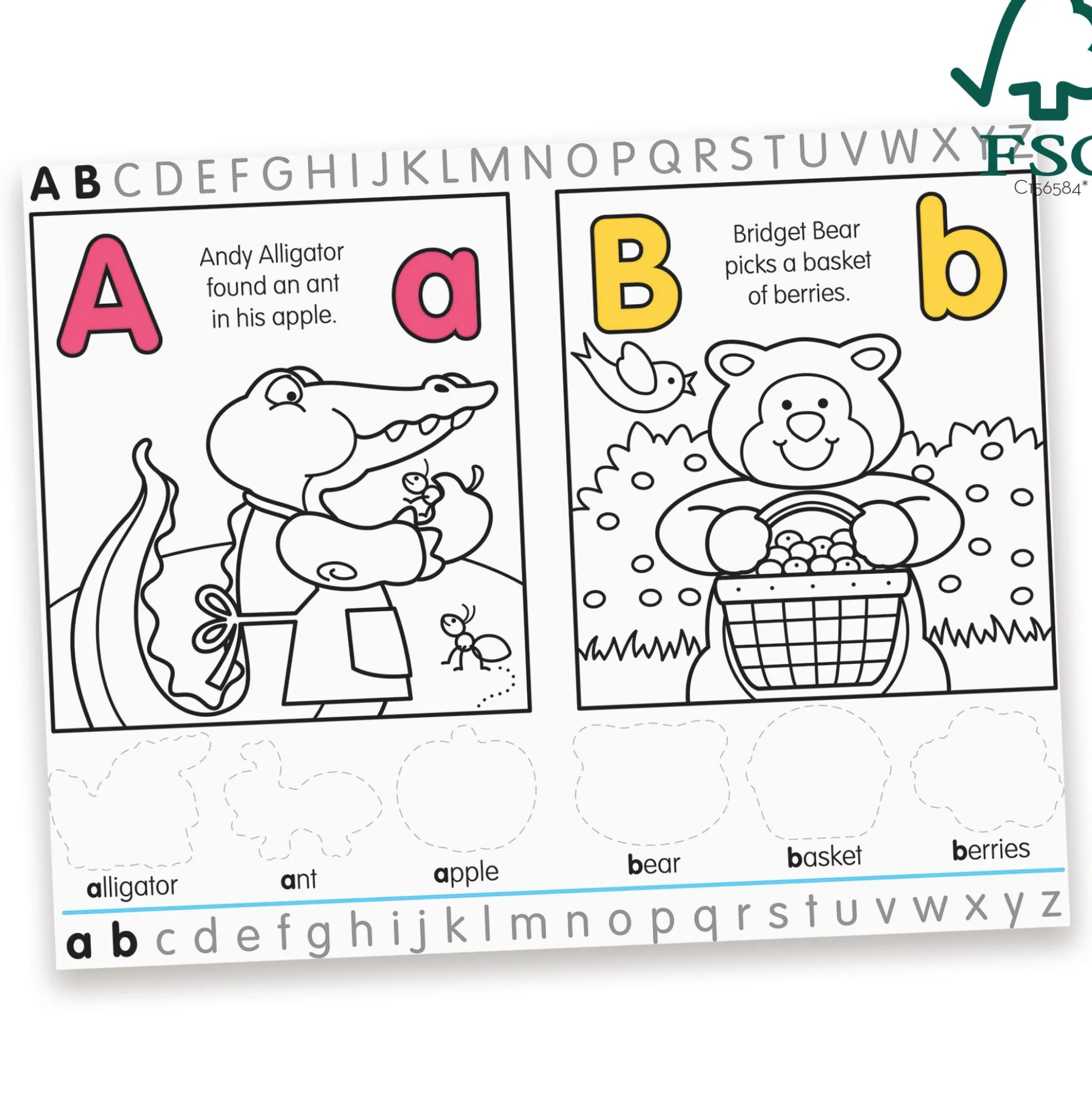 Alphabet Activity Sticker Pad