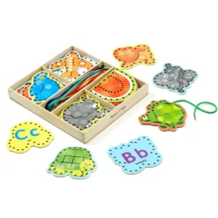 Alphabet Lacing Cards