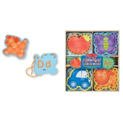 Alphabet Lacing Cards