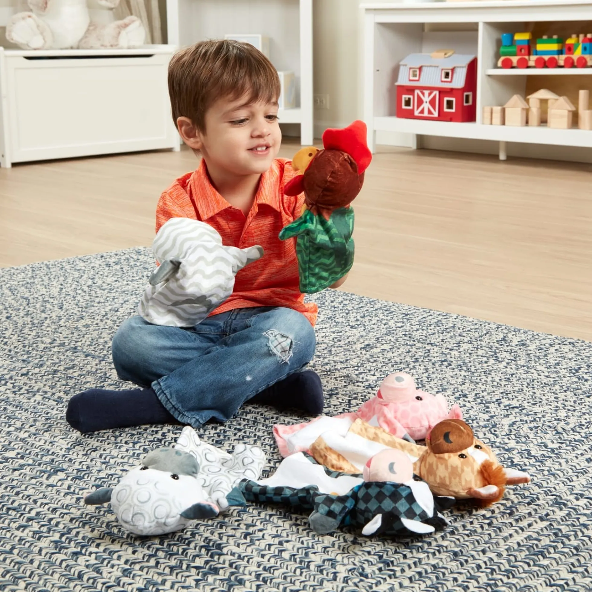 Barn Buddies Hand Puppets (6 Pc)