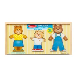 Bear Family Dress-Up Puzzle - 45 Pieces
