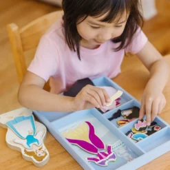 Belle Wooden Magnetic Dress-Up