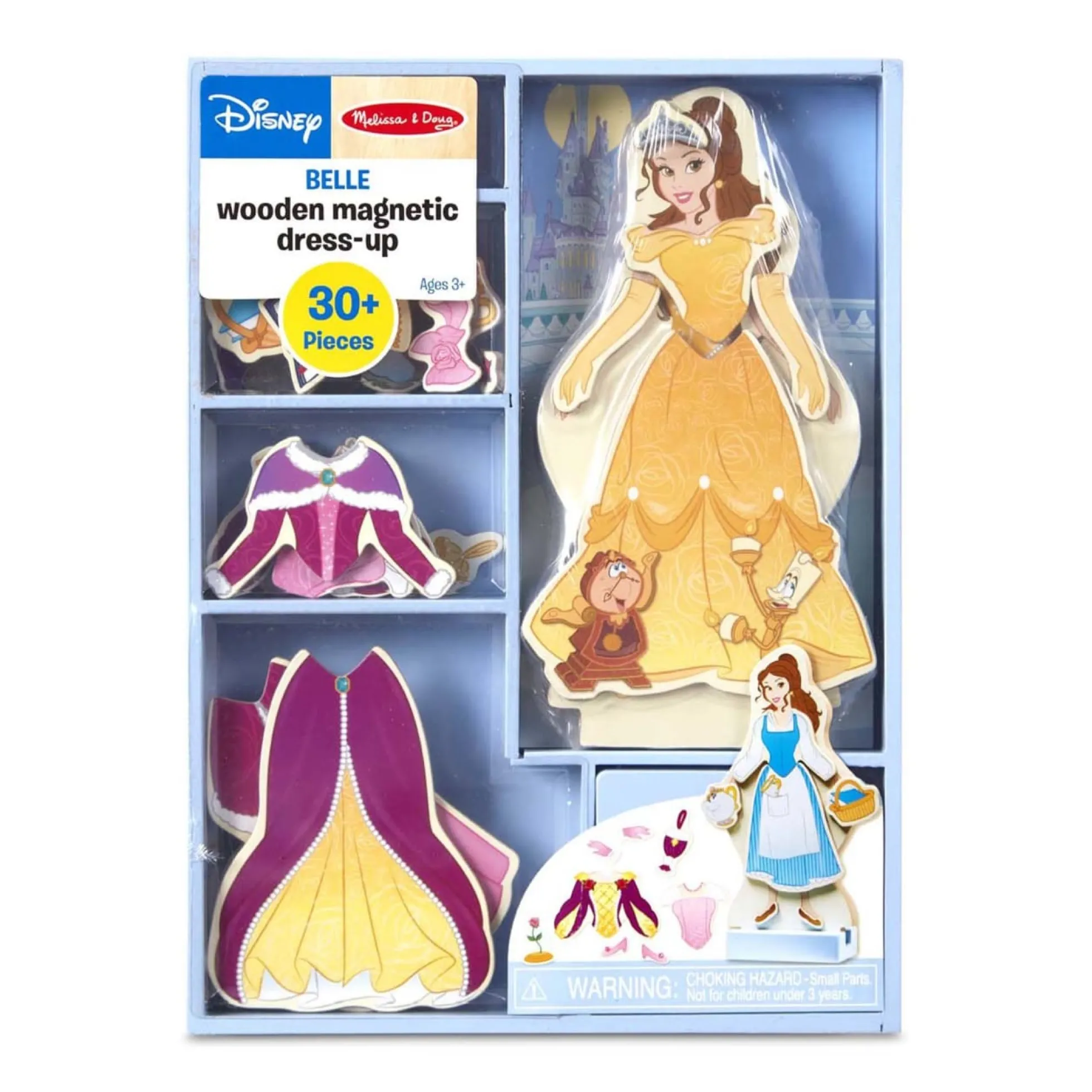 Belle Wooden Magnetic Dress-Up