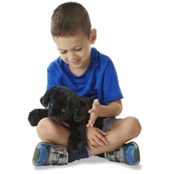 Benson Black Lab Puppy Dog Stuffed Animal