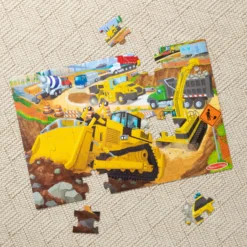 Building Site Floor Puzzle - 48 Pieces