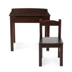 Child's Lift-Top Desk & Chair - Espresso