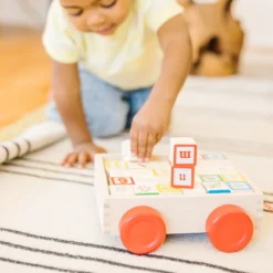 Classic ABC Block Cart