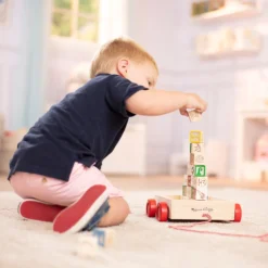 Classic ABC Block Cart