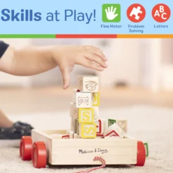 Classic ABC Block Cart