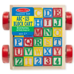 Classic ABC Block Cart