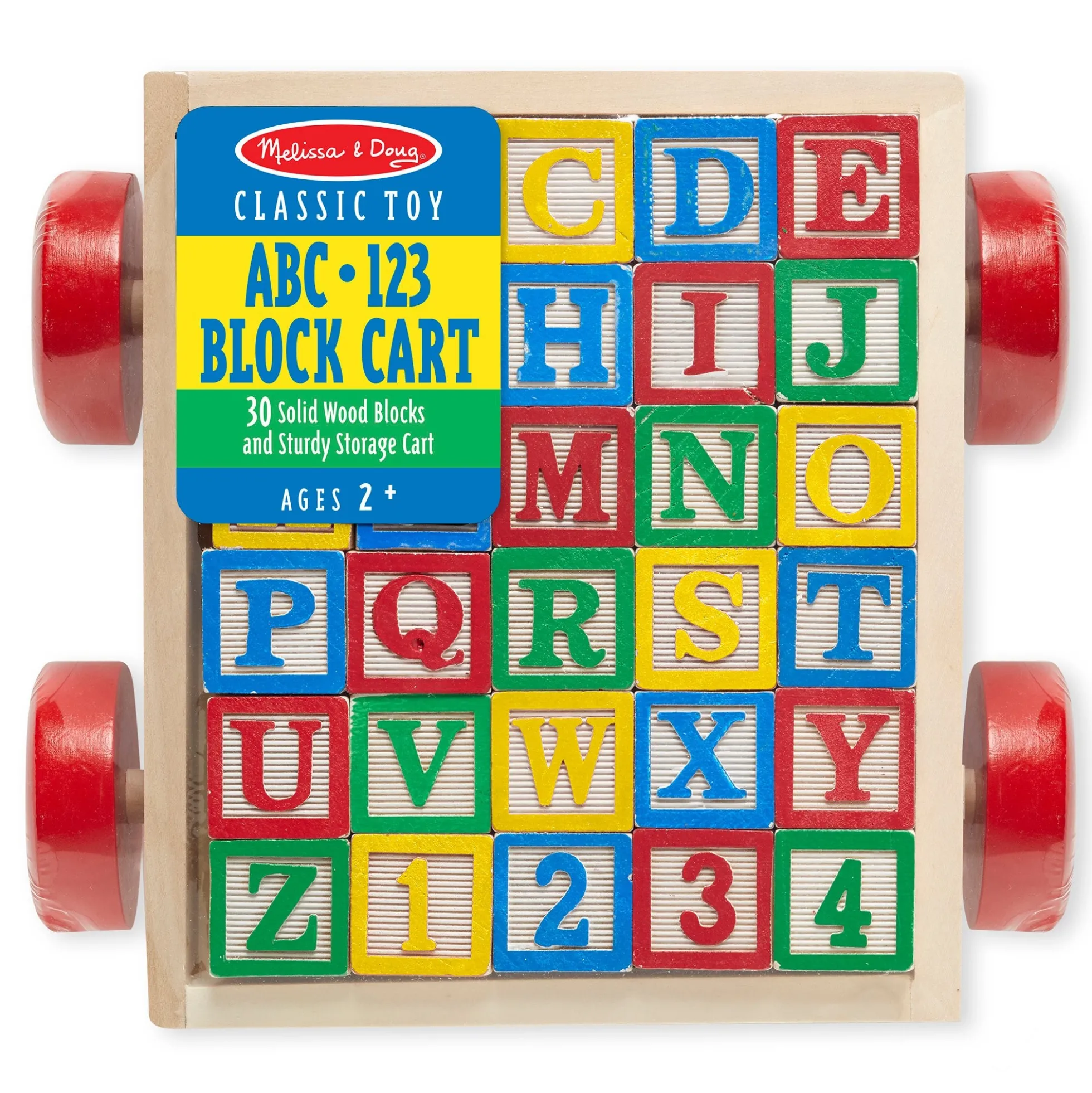 Classic ABC Block Cart