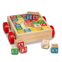 Classic ABC Block Cart