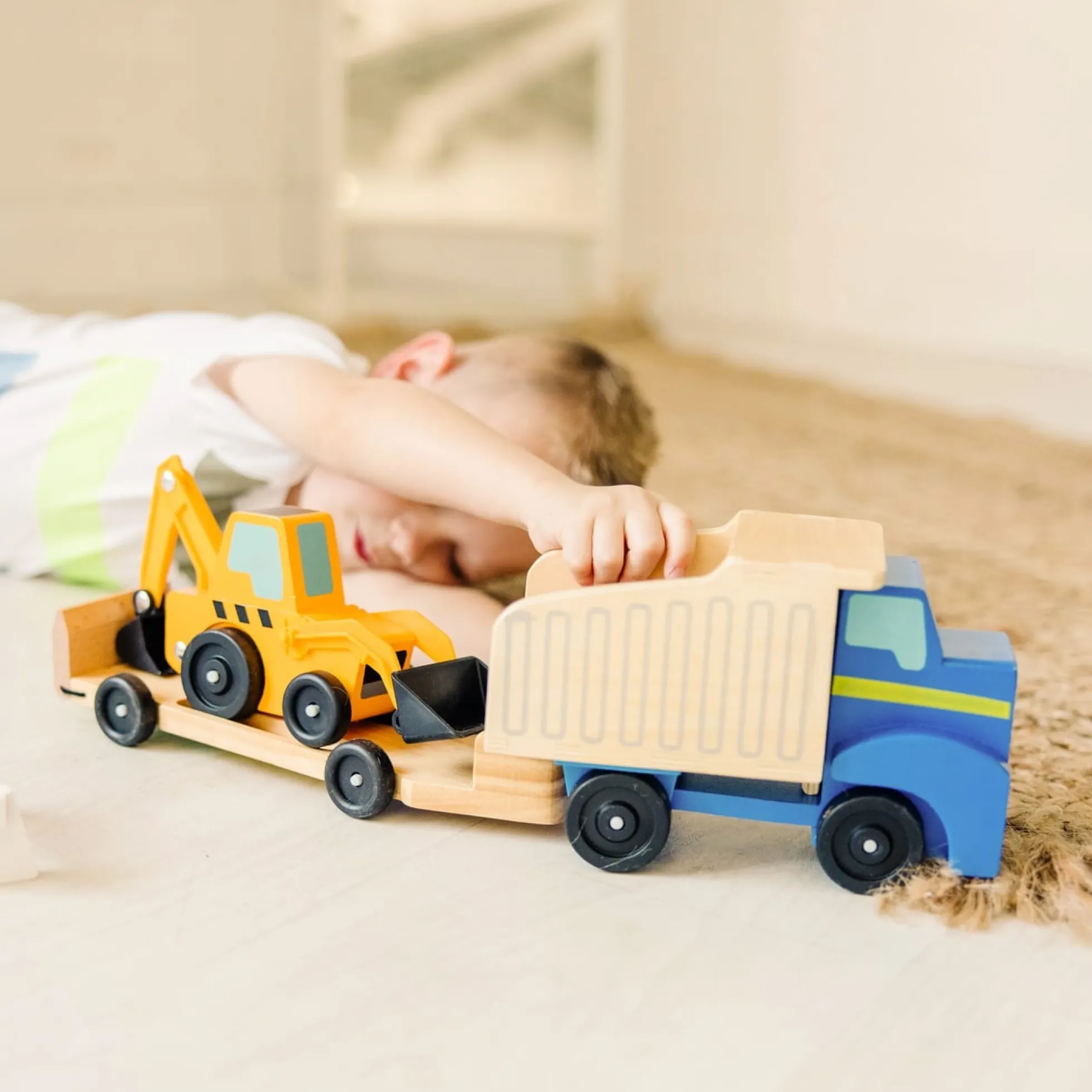 Classic Toy Dump Truck & Loader