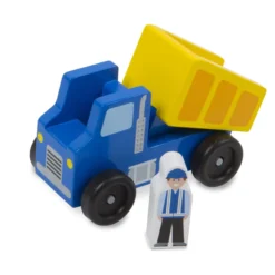 Classic Wooden Toy Construction Vehicle Set