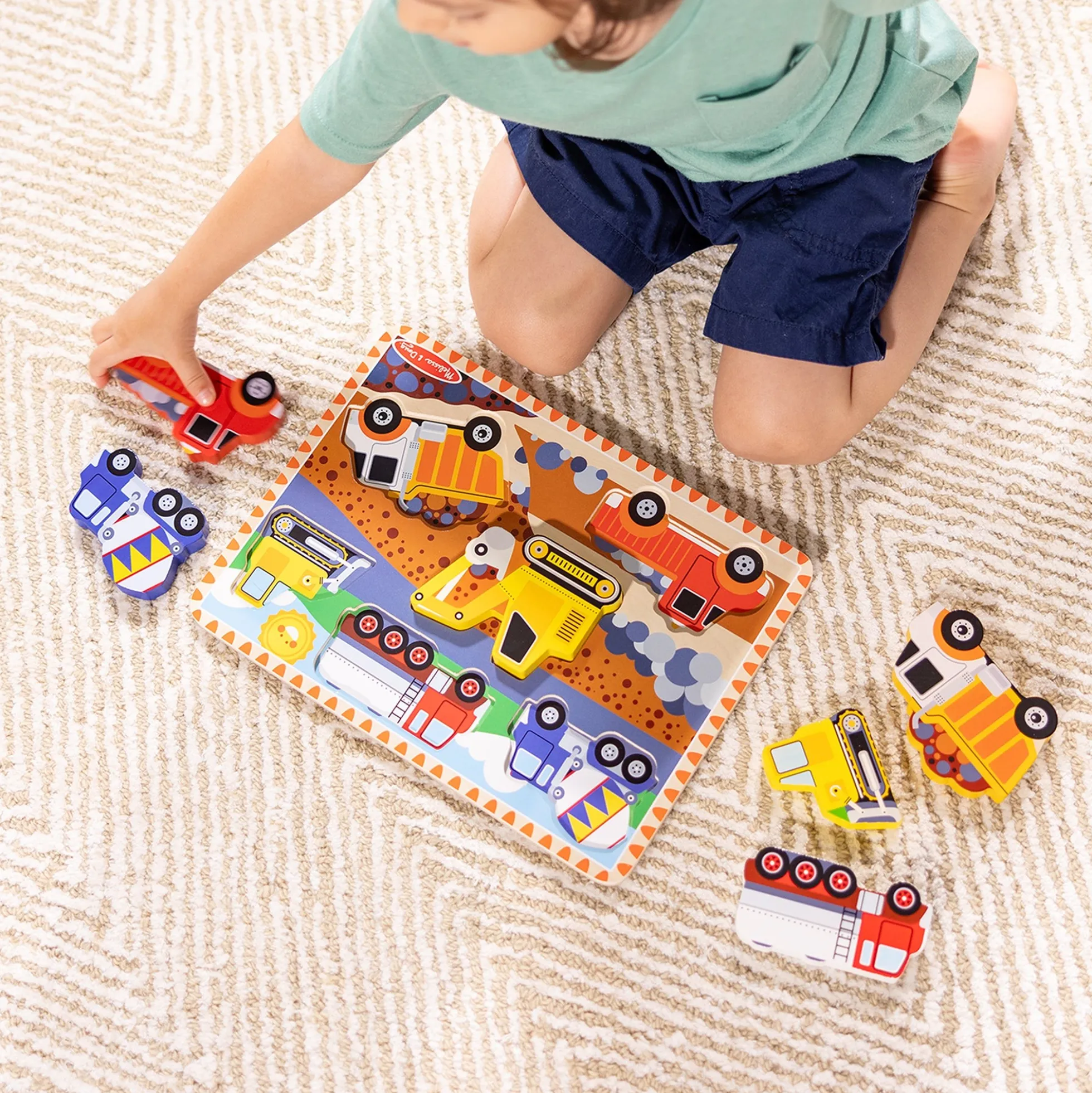 Construction Chunky Puzzle - 6 Pieces
