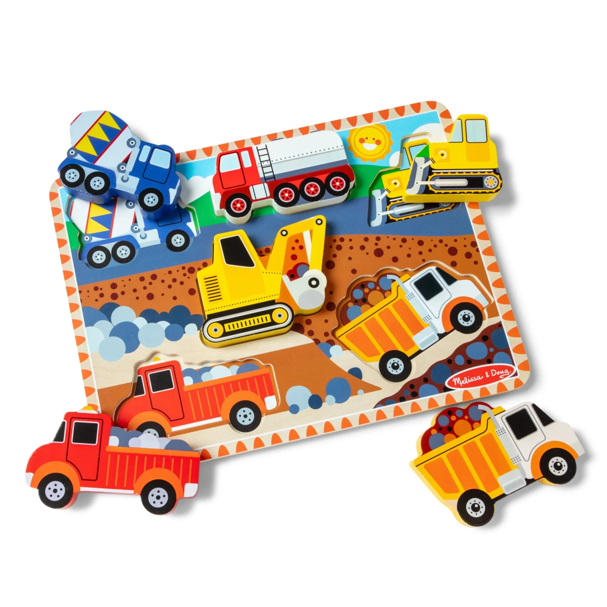 Construction Chunky Puzzle - 6 Pieces