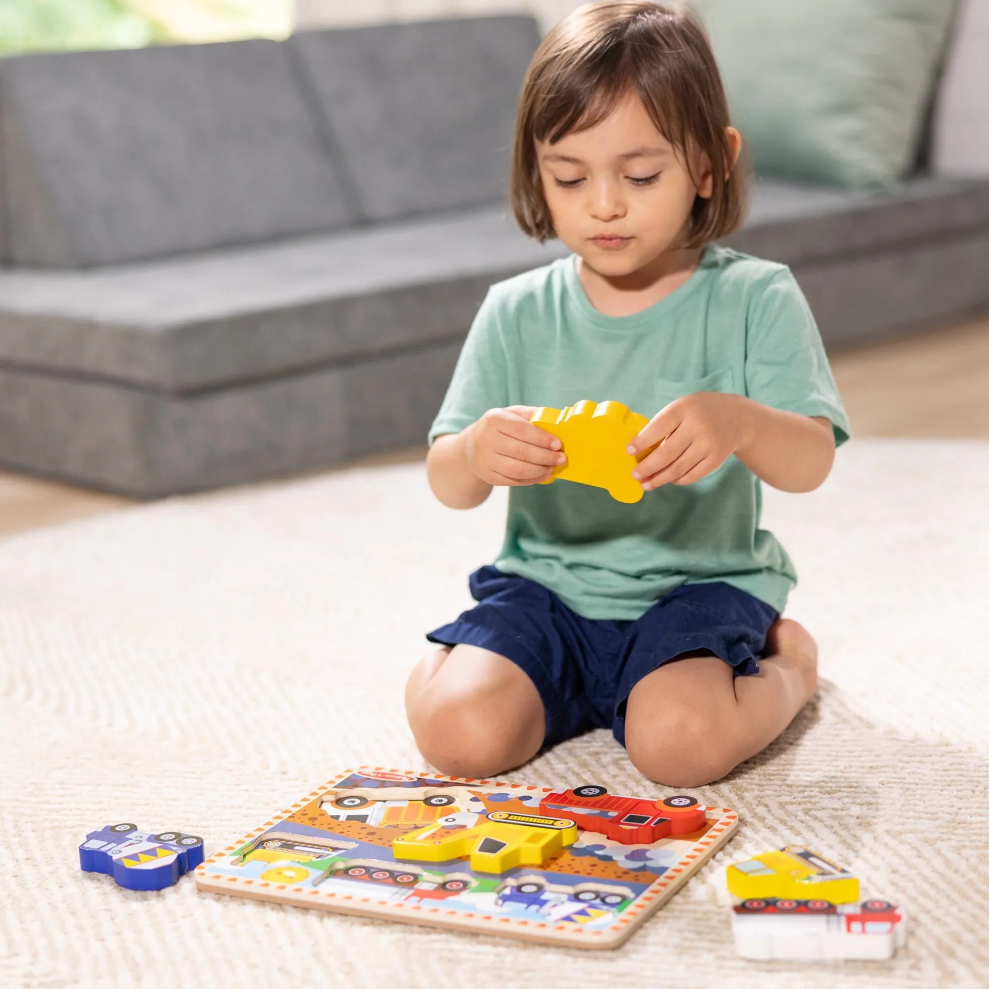 Construction Chunky Puzzle - 6 Pieces