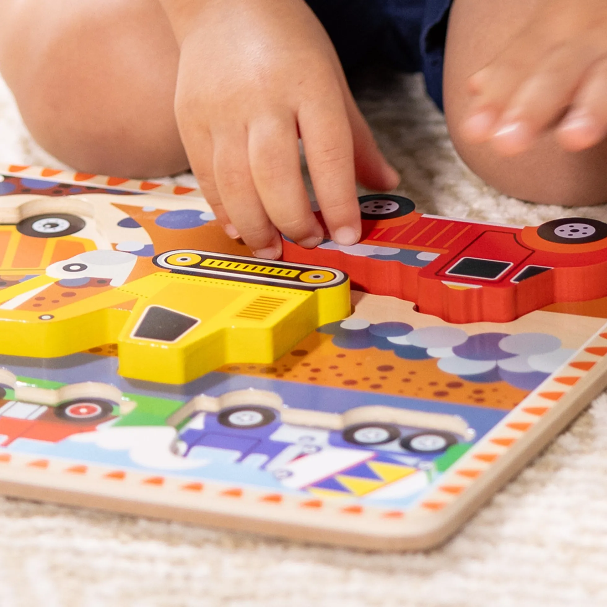 Construction Chunky Puzzle - 6 Pieces
