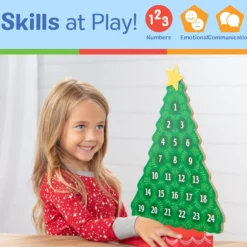 Countdown to Christmas Wooden Religious Advent Calendar