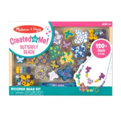 Created by Me! Butterfly Beads Wooden Bead Kit