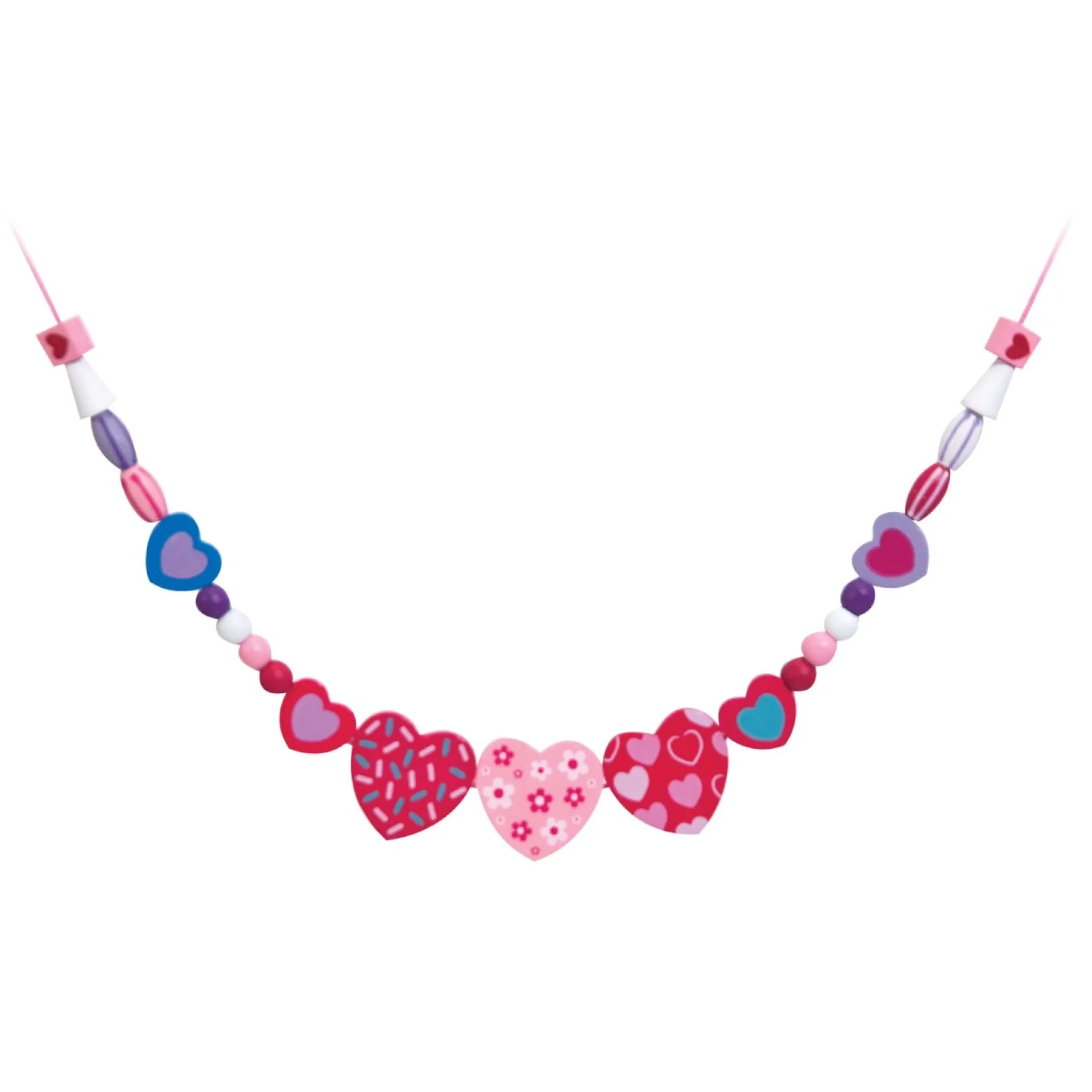 Created by Me! Heart Beads Wooden Bead Kit