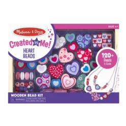 Created by Me! Heart Beads Wooden Bead Kit
