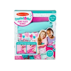 Created by Me!™ Heart Fleece Blanket No-Sew Craft Kit