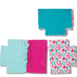 Created by Me!™ Heart Fleece Blanket No-Sew Craft Kit