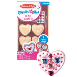 Created by Me! Heart Magnets Wooden Craft Kit