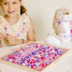 Created by Me! Sparkle & Shimmer Beads Wooden Bead Kit