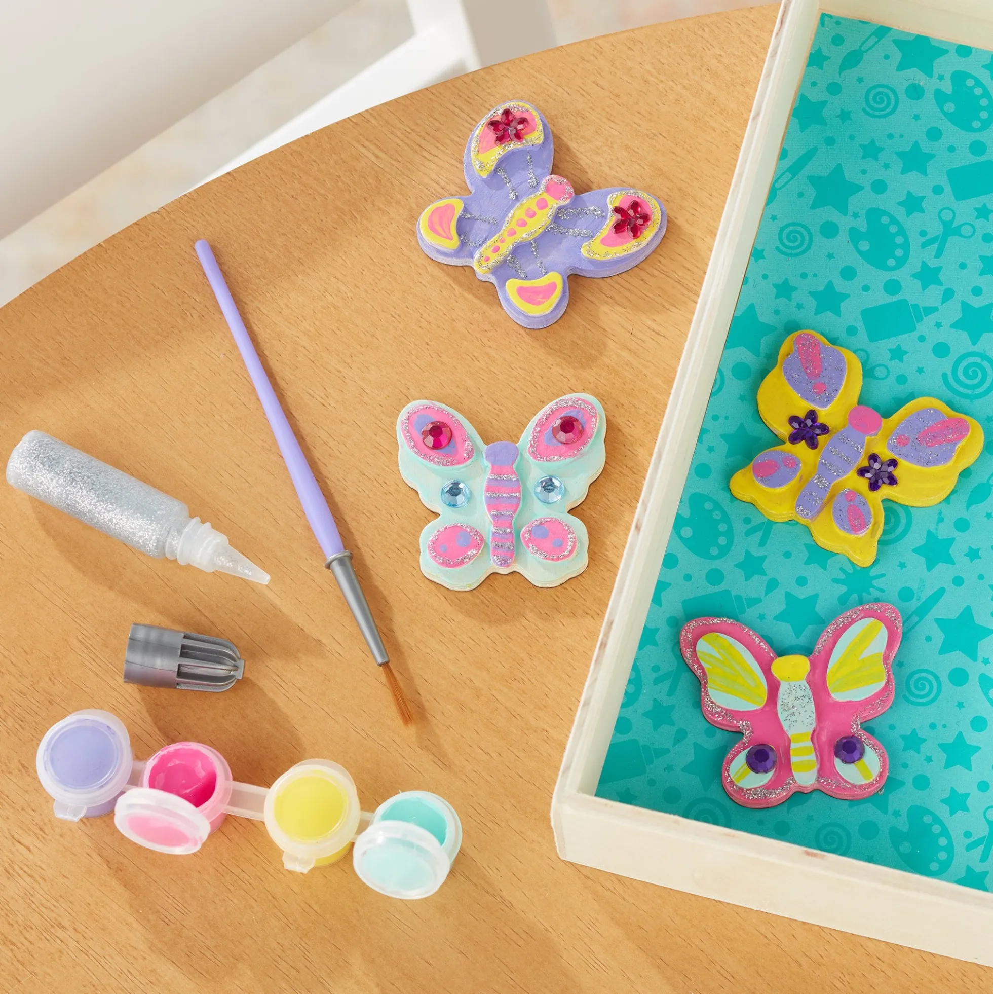 Created by Me! Wooden Butterfly Magnets Craft Kit