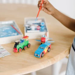 Createed by Me!™ Vehicle Craft Kit 3-Pack: Plane, Train, Race Car