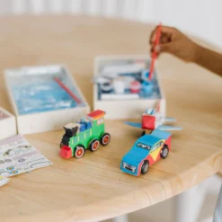 Createed by Me!™ Vehicle Craft Kit 3-Pack: Plane, Train, Race Car