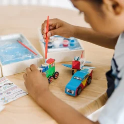 Createed by Me!™ Vehicle Craft Kit 3-Pack: Plane, Train, Race Car