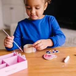 Decorate-Your-Own Wooden Heart Box