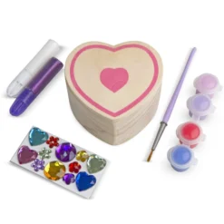 Decorate-Your-Own Wooden Heart Box