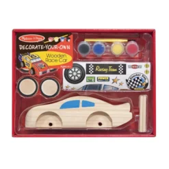 Decorate-Your-Own Wooden Race Car