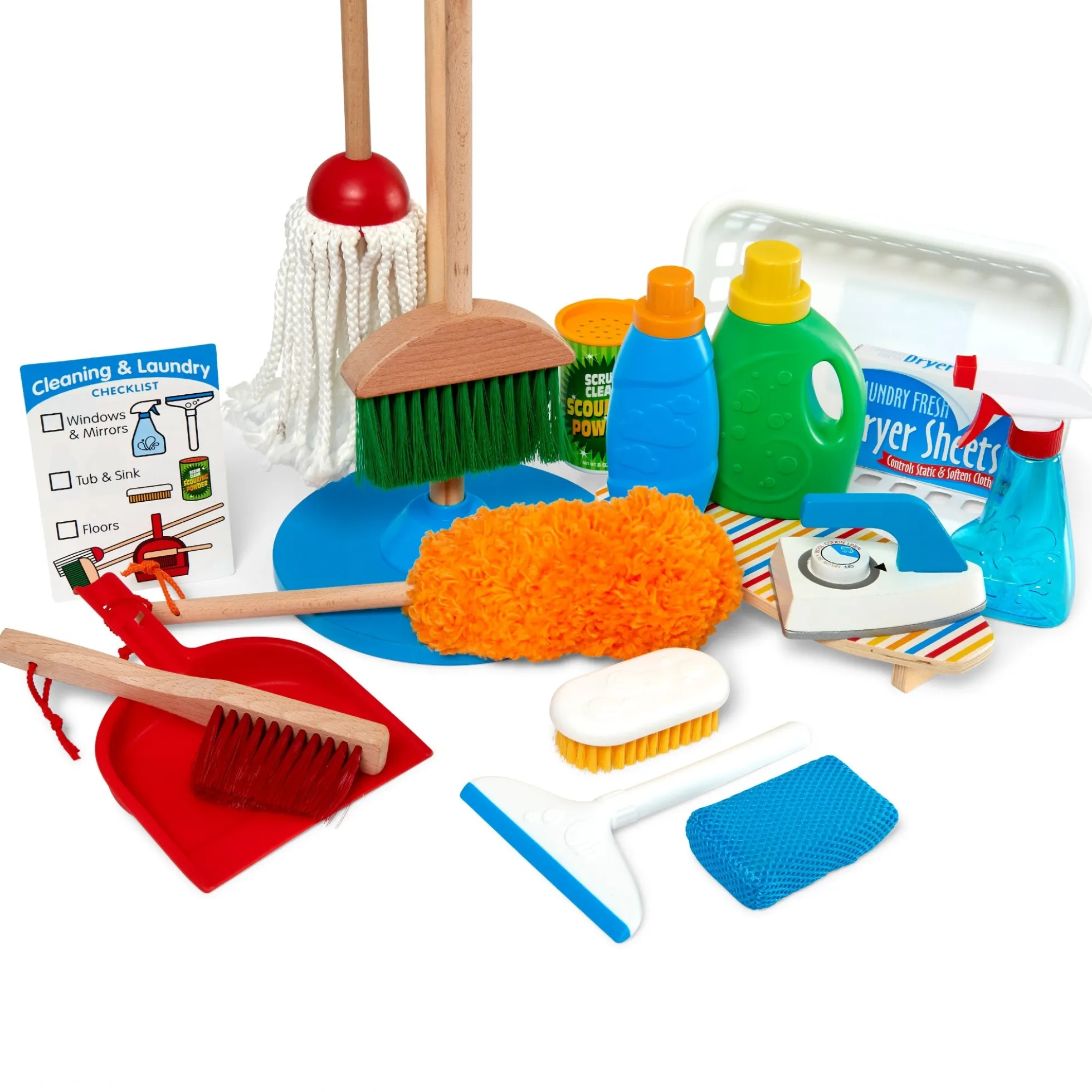 Deluxe Cleaning & Laundry Play Set
