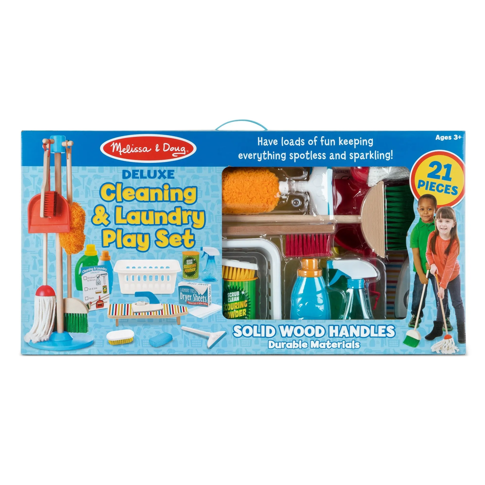 Deluxe Cleaning & Laundry Play Set