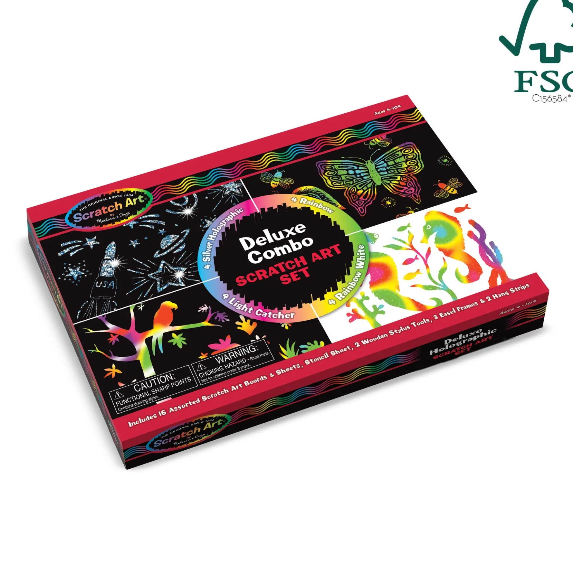 Deluxe Combo Scratch Art Set