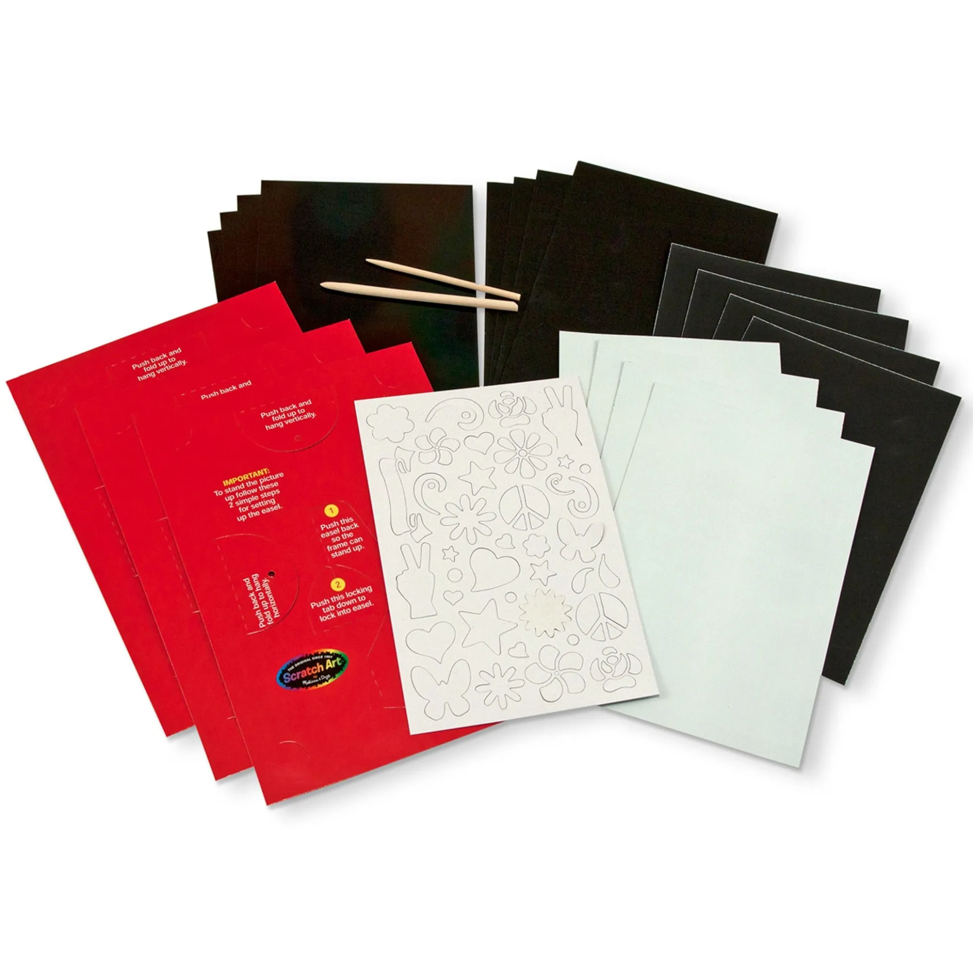 Deluxe Combo Scratch Art Set