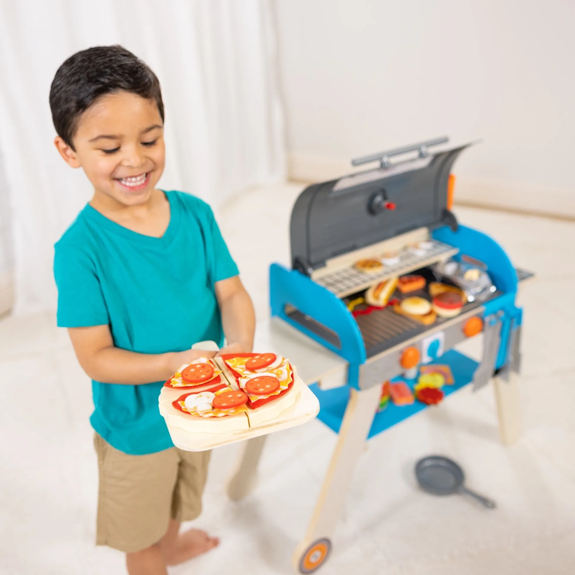 Deluxe Grill & Pizza Oven Play Set