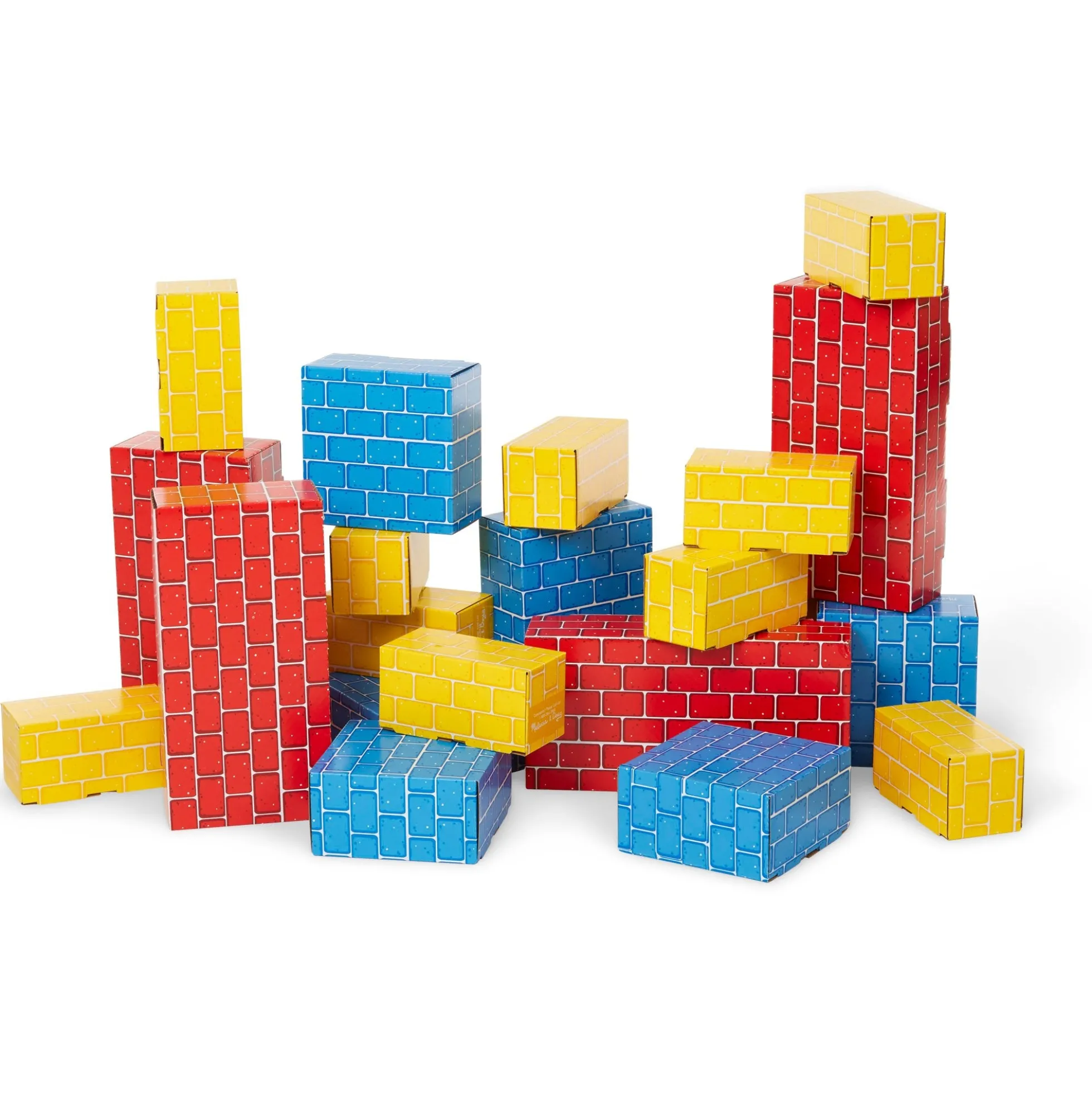 Deluxe Jumbo Cardboard Blocks - 40 Pieces