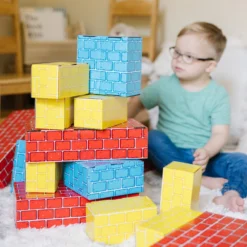 Deluxe Jumbo Cardboard Blocks - 40 Pieces