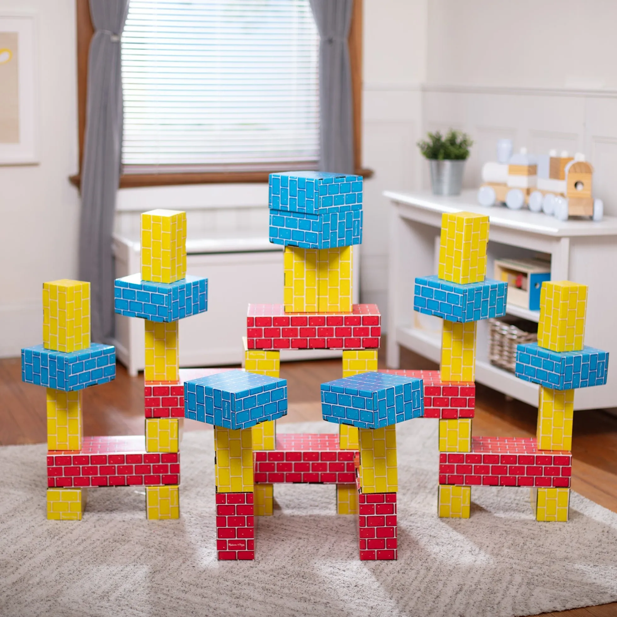 Deluxe Jumbo Cardboard Blocks - 40 Pieces