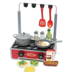 Deluxe Wooden Cooktop Set