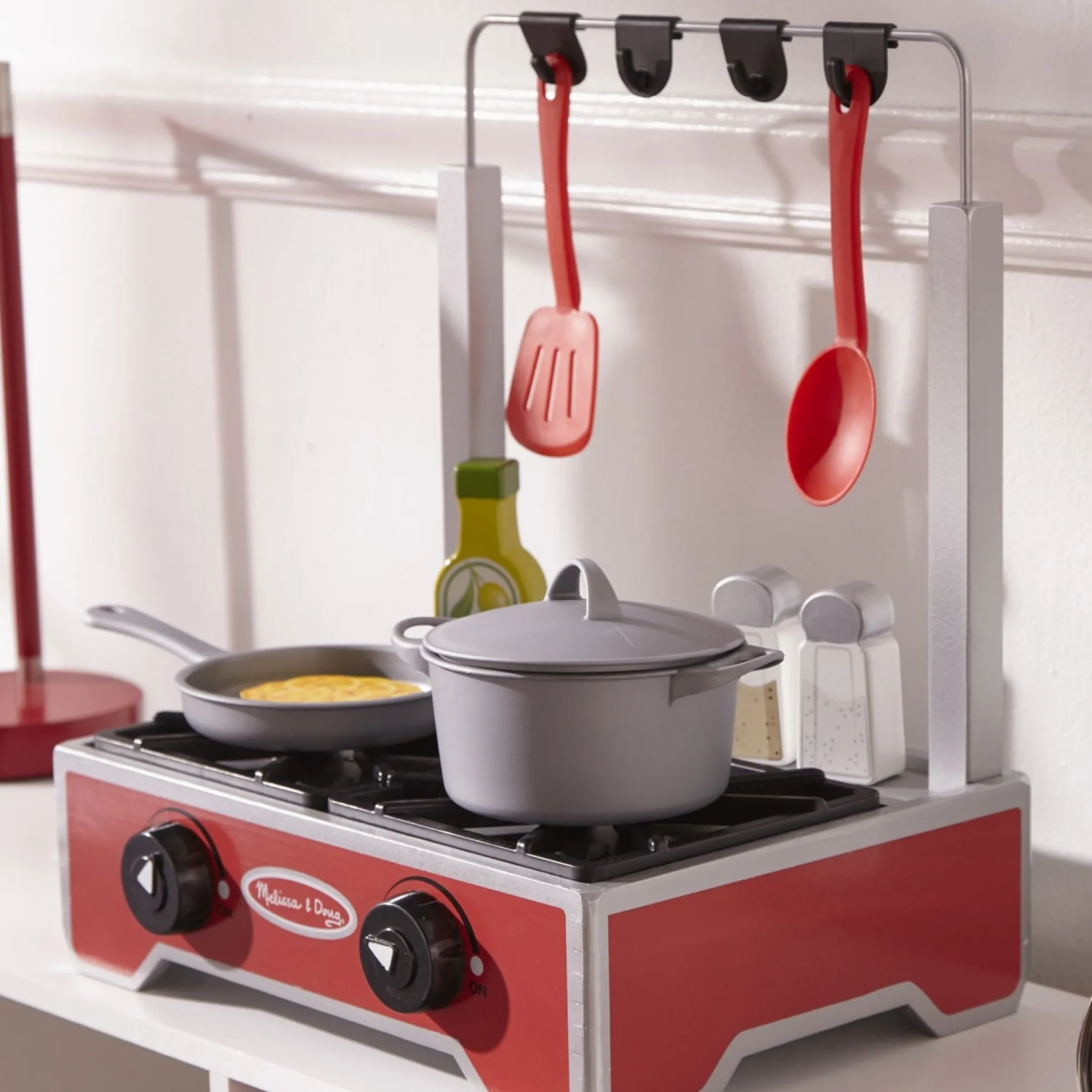 Deluxe Wooden Cooktop Set