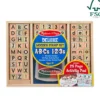 Deluxe Wooden Stamp Set - ABCs 123s