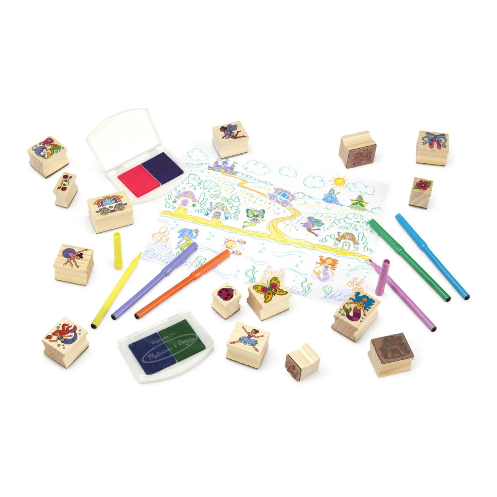 Deluxe Wooden Stamp Set - Fairy Tale