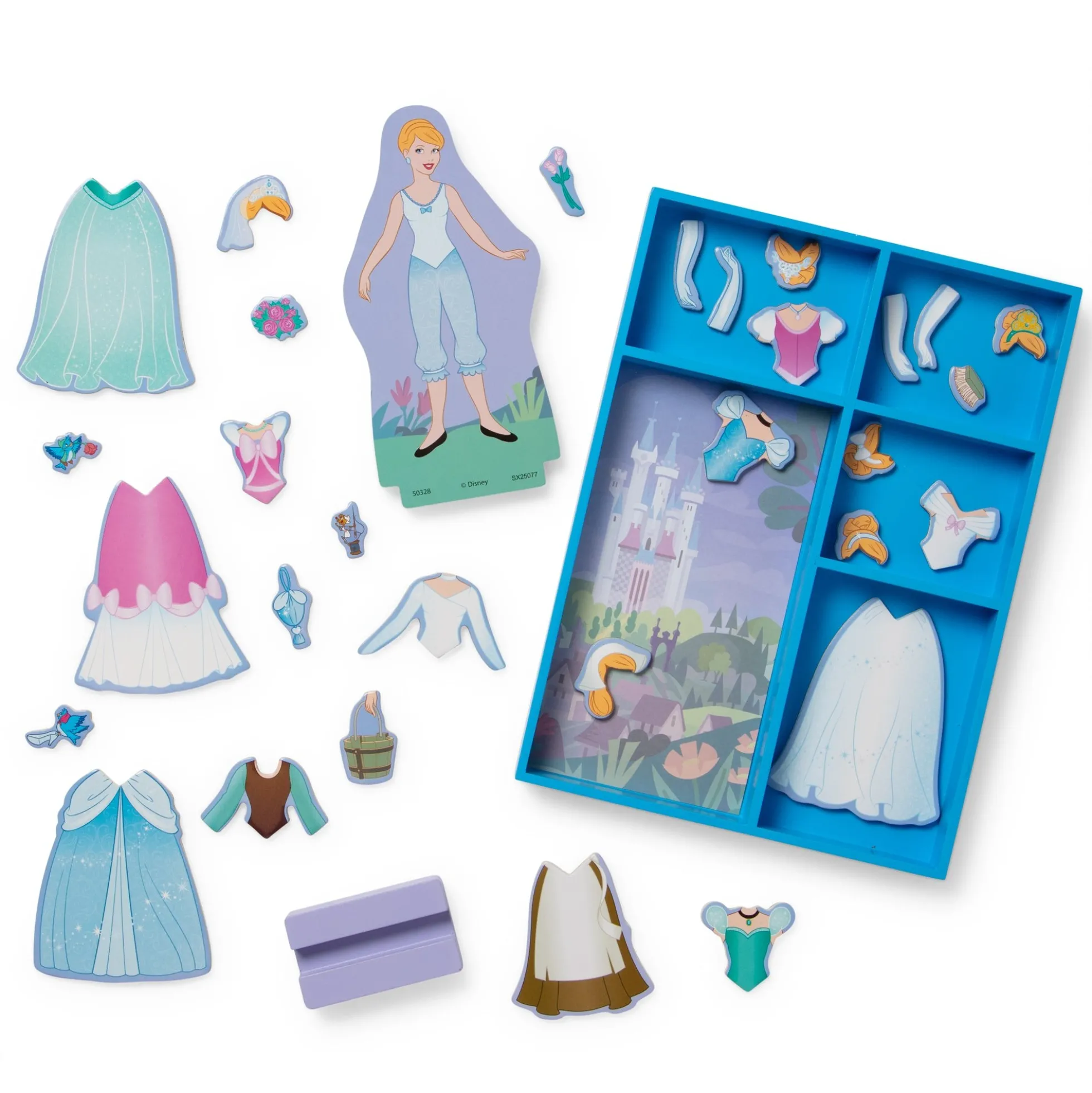 Disney Cinderella Wooden Magnetic Dress-Up